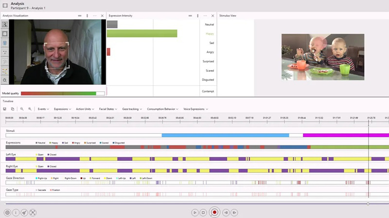 FaceReader10_Webcam eye-tracking